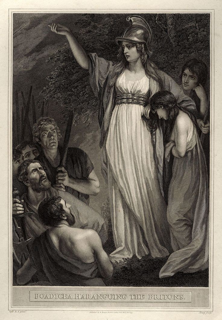 Boadicea Haranguing the Britons. 🖤