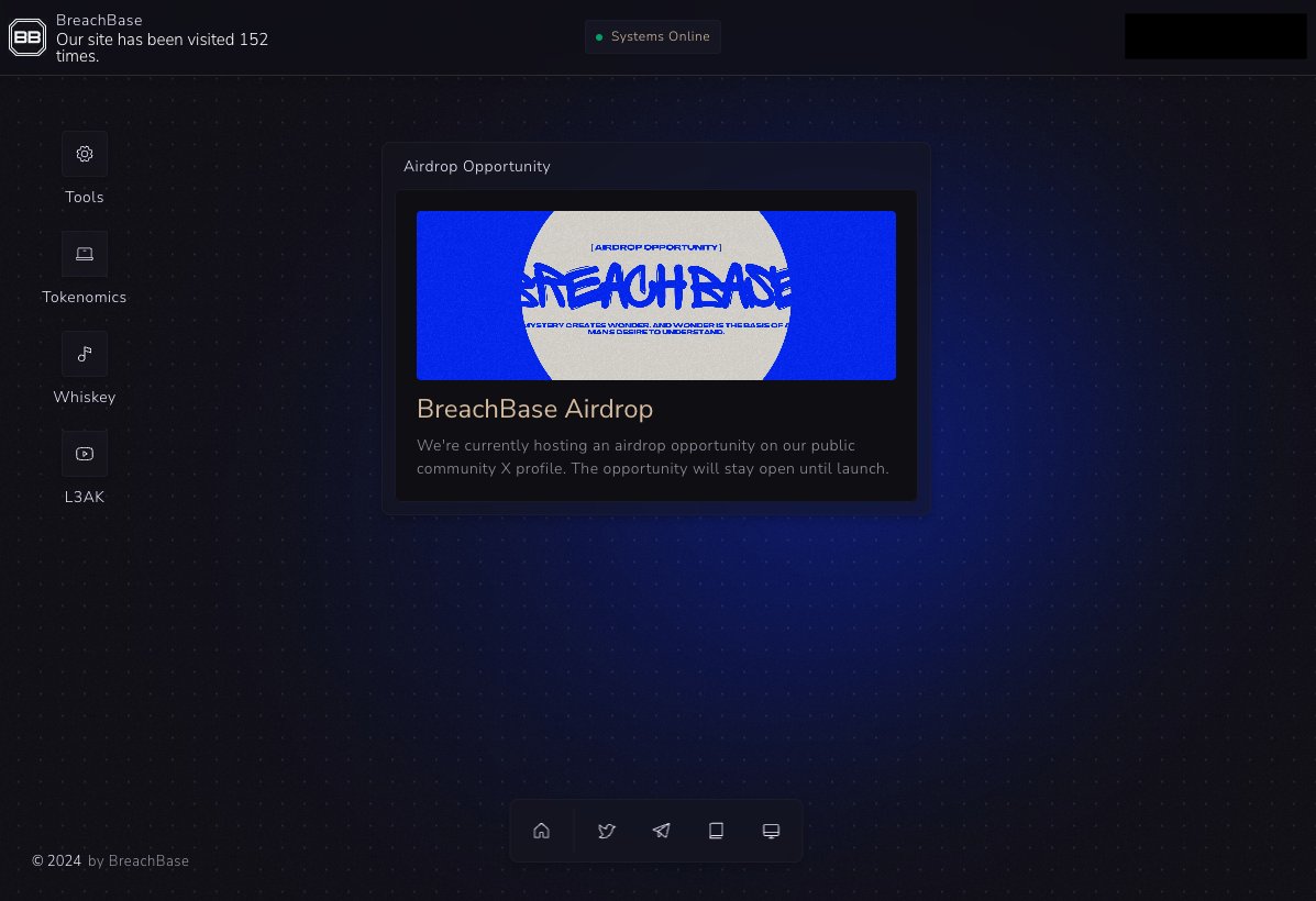 breachbasee's tweet image. Tick tock, tick tock, the countdown to 0 is approaching swiftly. Below is a preview of our upgraded home website.