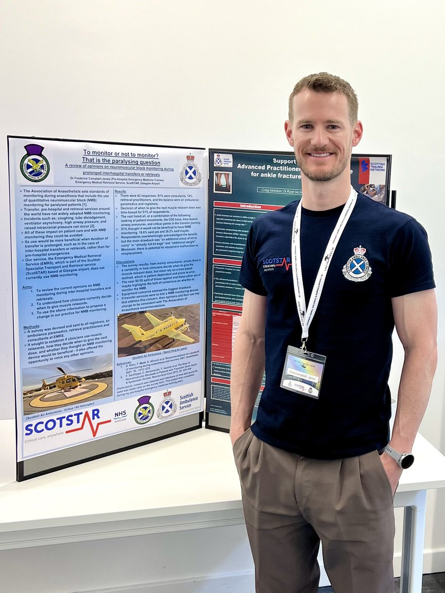 Two for one posters at #Retrieval2024 🕺🚁🩺😂 #EMRSscotland #ScotStar
#CriticalCareAnywhere
#ScottishAmbulanceService #SAS #HEMS #PHEM #IBTPHEM