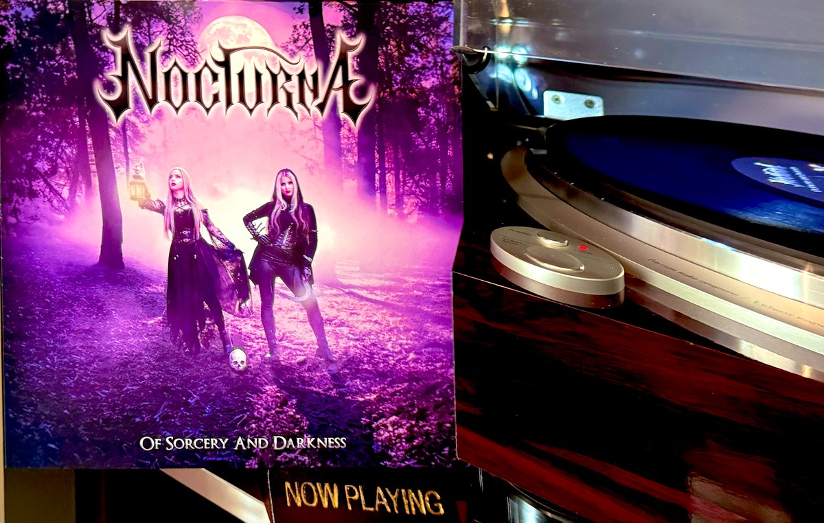 Now spinning at Skylab: Nocturna – Of Sorcery And Darkness #NowPlaying #Vinyl #Nocturna #NewMusic #NewMusic2024
