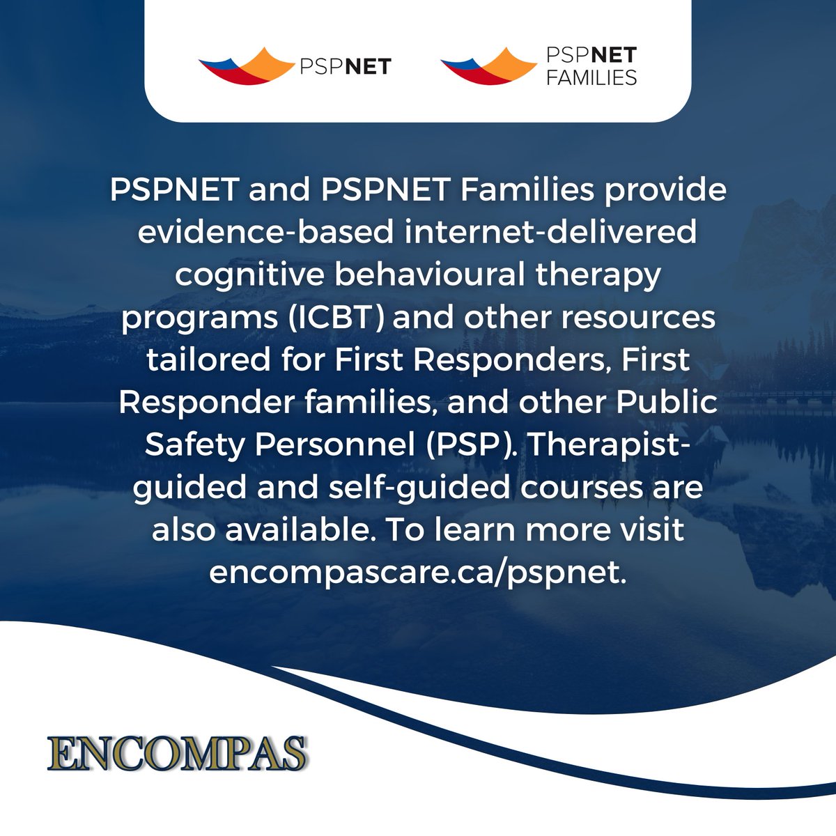 We are pleased to share excellent free resources developed under the Government of Canada’s National Action Plan on Post-Traumatic Stress Injuries. Through PSPNET, a part of the Canadian Institute for Public Safety Research and Treatment (CIPSRT), you can access evidence-based…