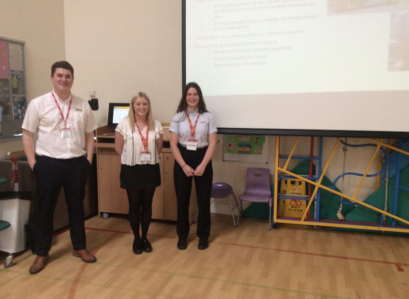 Today we continued to meet more inspirational people. Emma, Harriet and Jack from JCB gave us an exciting insight into the opportunities an apprenticeship can offer. #TheArboretumWay @JCBmachines