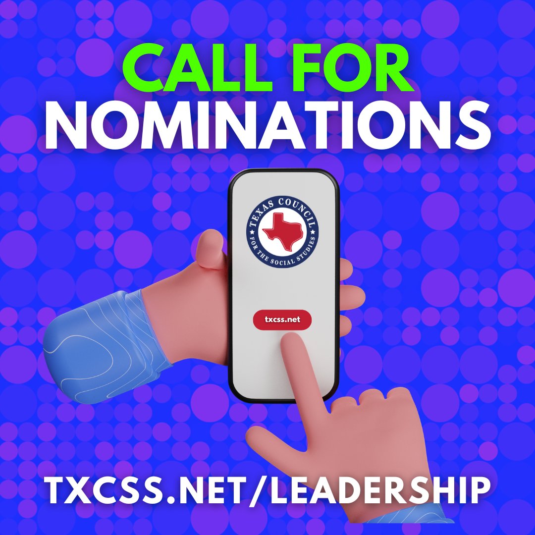 #texas s.s edus- consider joining @txsocialstudies leadership with opportunities to do committee work and join the executive committee at: txcss.net/Leadership So many great benefits including working with @Hatch_2116 @rsabo11228 @Howsonhistory @MrMattCampbell & others.