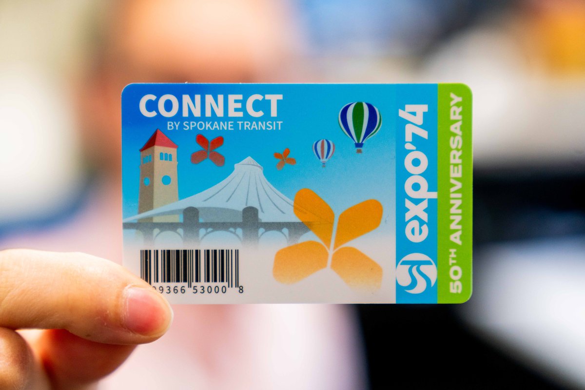 The limited edition #Expo74 50th Anniversary Connect cards will be available starting tomorrow, May 3. Supplies are limited!

Expo '74 50th Anniversary  cards will be distributed on these dates/locations:
🎟 Friday, May 3, at the STA booth inside the Bloomsday Trade Show
🚏…