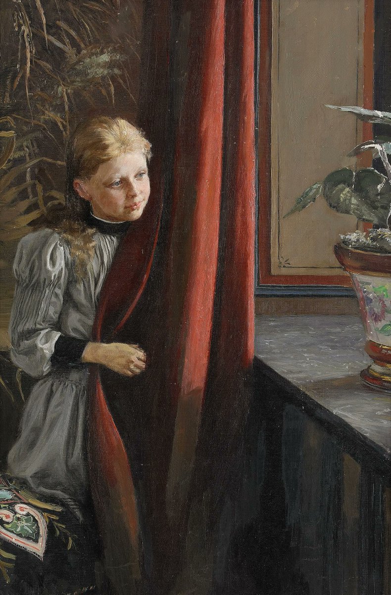 🎨Fanny Brate (1861-1940)
Girl At The Window