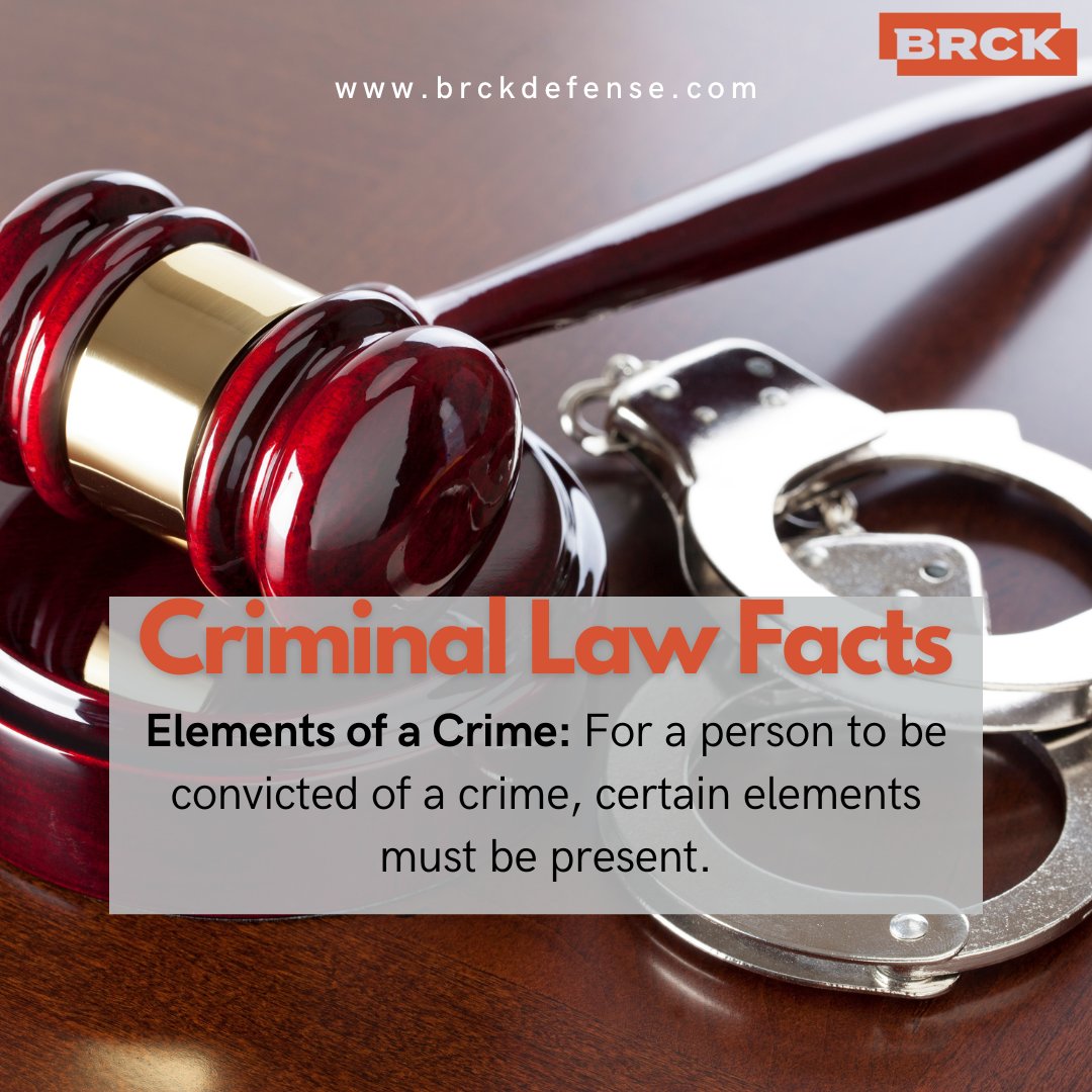 Did you know that to secure a conviction, more than just the act is required? 

These typically include a guilty act (actus reus) and a guilty mind (mens rea). 

#LegalKnowledge #CriminalJustice #KnowYourRights