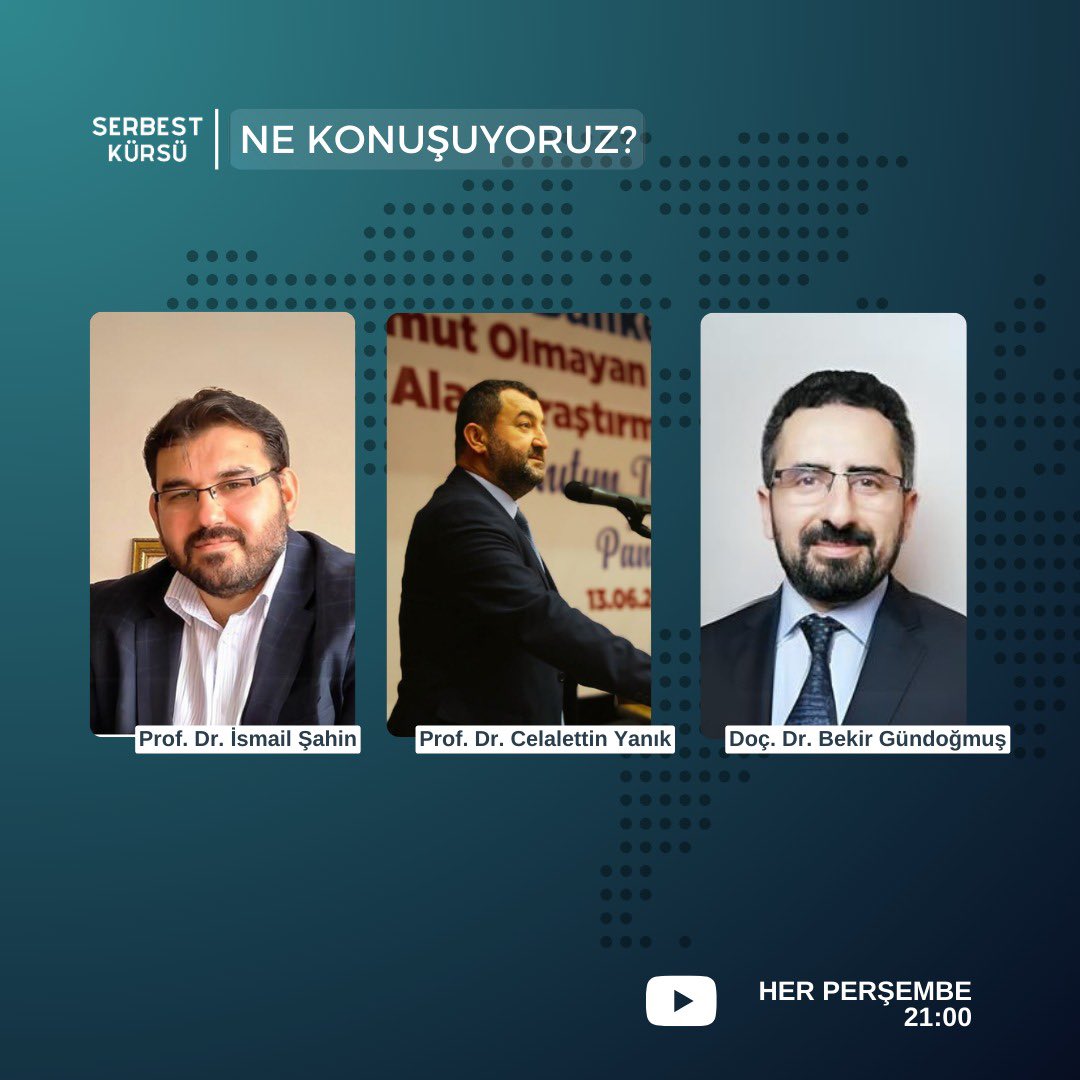 Serbest Kürsü Dünya Canlı Yayınına Bekleriz…

youtube.com/live/EaZ96B3D0…