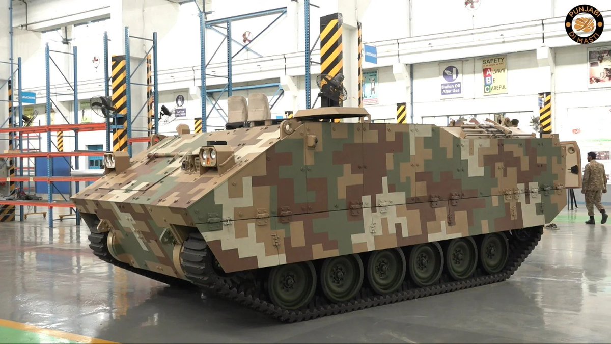 Defense_Talks's tweet image. Unveiled at IDEAS 2018 by Heavy Industries Taxila, the Viper Infantry Fighting Vehicle (IFV) signifies Pakistan’s commitment to modernizing its ground forces.
Read More: buff.ly/4bkHxpX