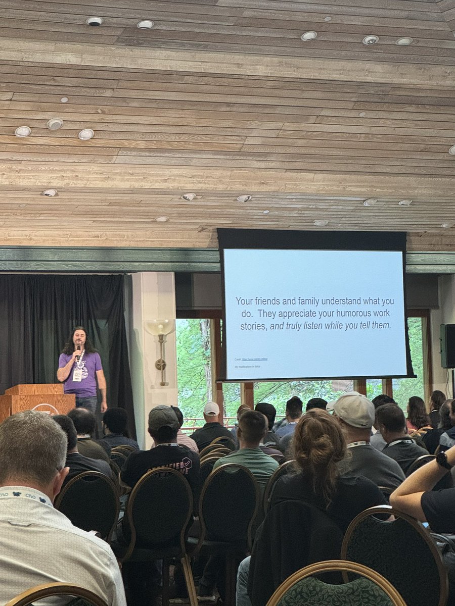 Amazing meditative moment today!! #DevOpsDaysAustin