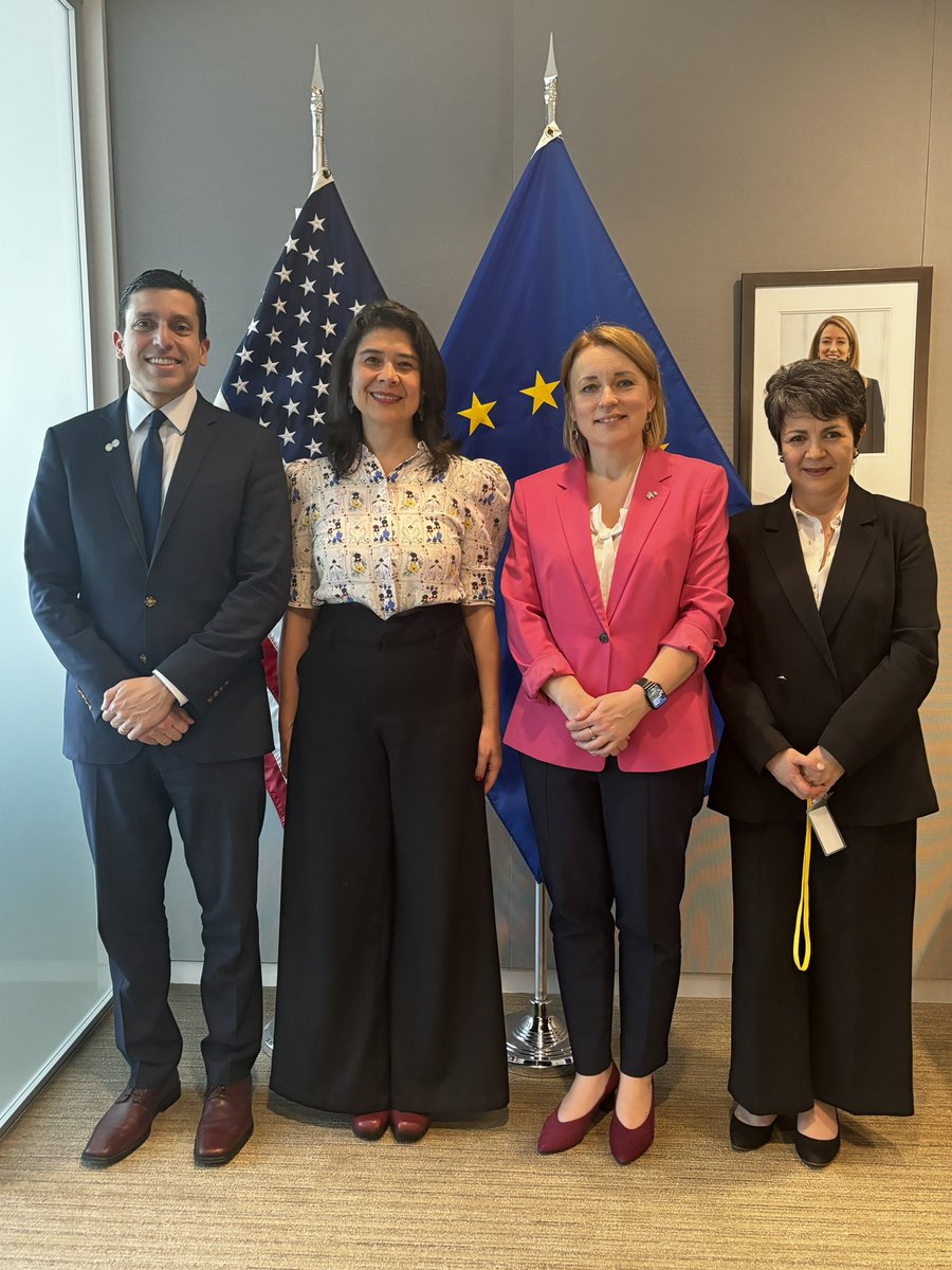 Pleasure to meet @TaniaReneaum @CIDH to talk about the state of #HumanRights in the Western Hemisphere. EU is one of the biggest global donors to human rights work — not only in words, but also actions, like contributing to efficient solutions in HR cases.