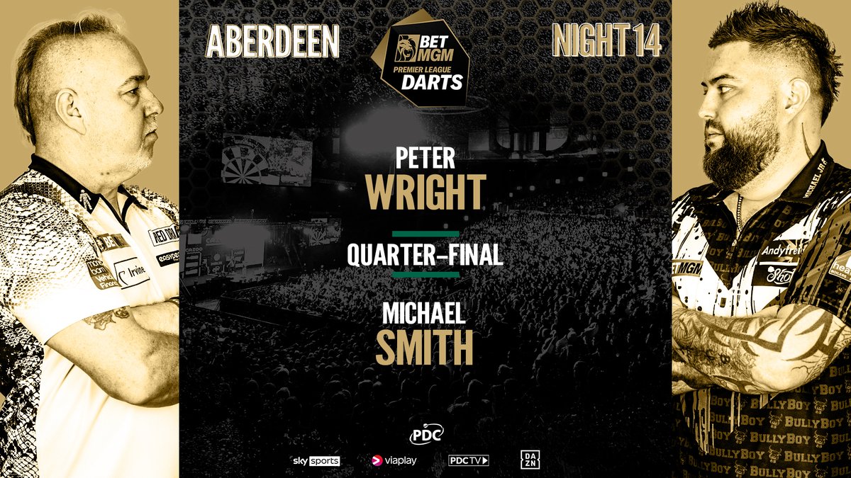 🏴󠁧󠁢󠁳󠁣󠁴󠁿Wright 🆚 Smith🏴󠁧󠁢󠁥󠁮󠁧󠁿 First up, Peter Wright makes his return to home soil against Michael Smith! 📺 bit.ly/PLD24Live #PLDarts | QF