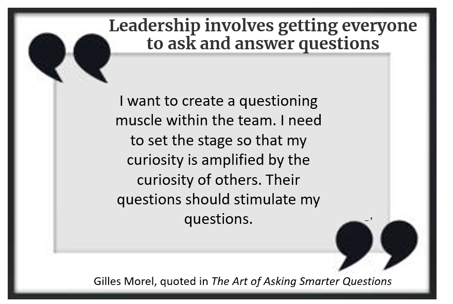 Being able to ask the right questions is a key capability for leaders facing situations of increasing urgency & uncertainty. Advances in AI are creating a seismic shift from a world in which answers were crucial to one in which questions are. But most leaders are not formally…