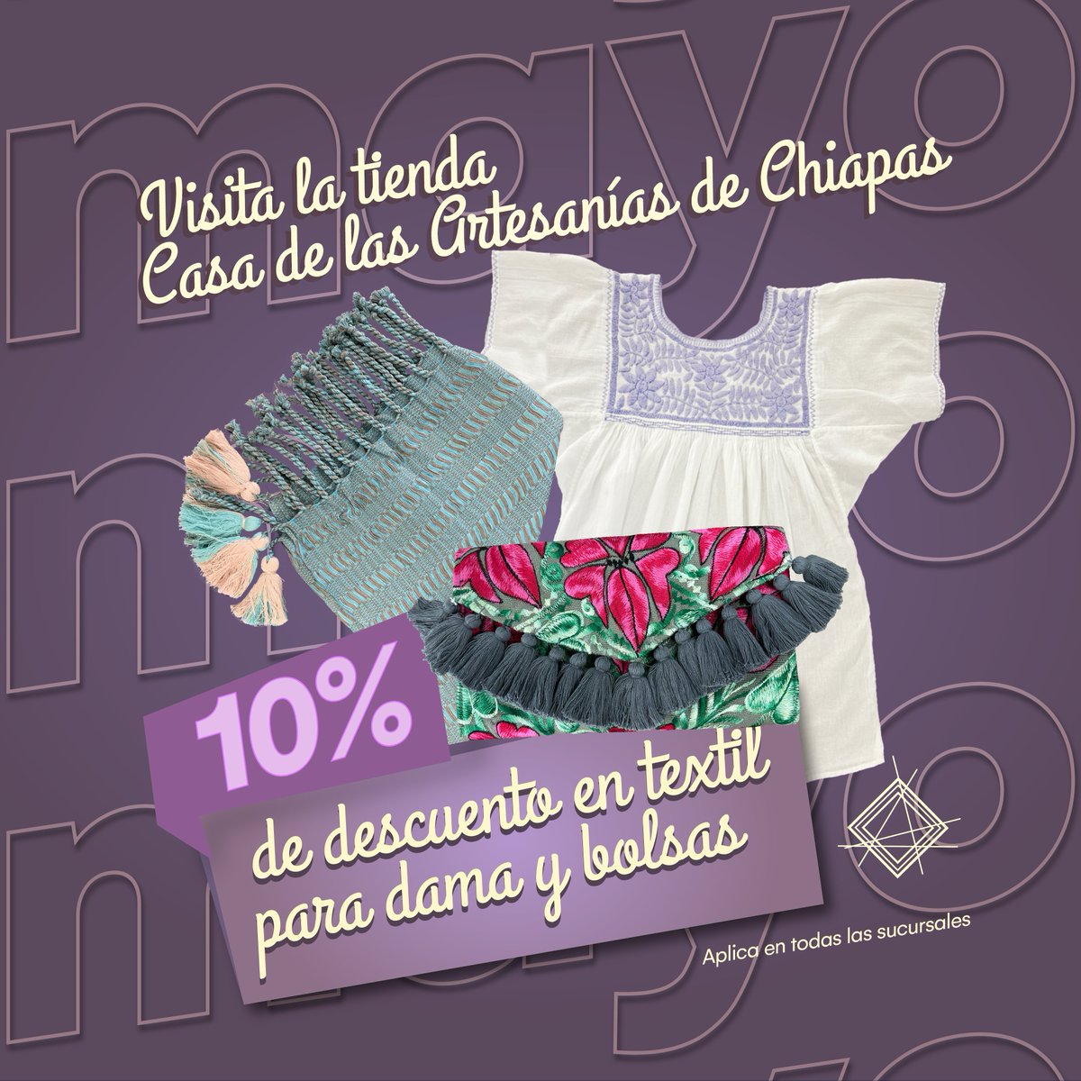 Descuentos para el mes de mayo en nuestras tiendas.