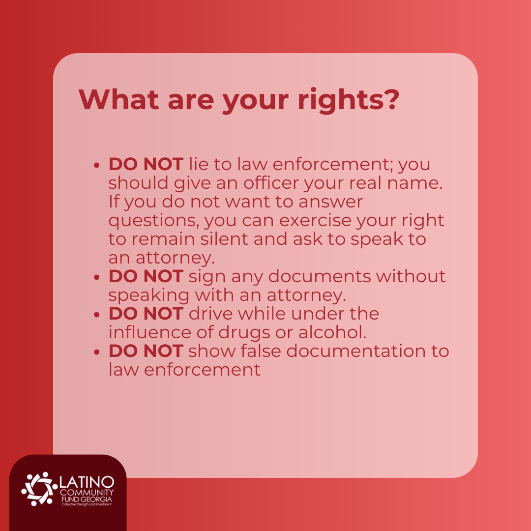 What you need to know about #HB1105 in #Georgia. Dispel myths and disinformation. Know Your Rights #EstamosAqui