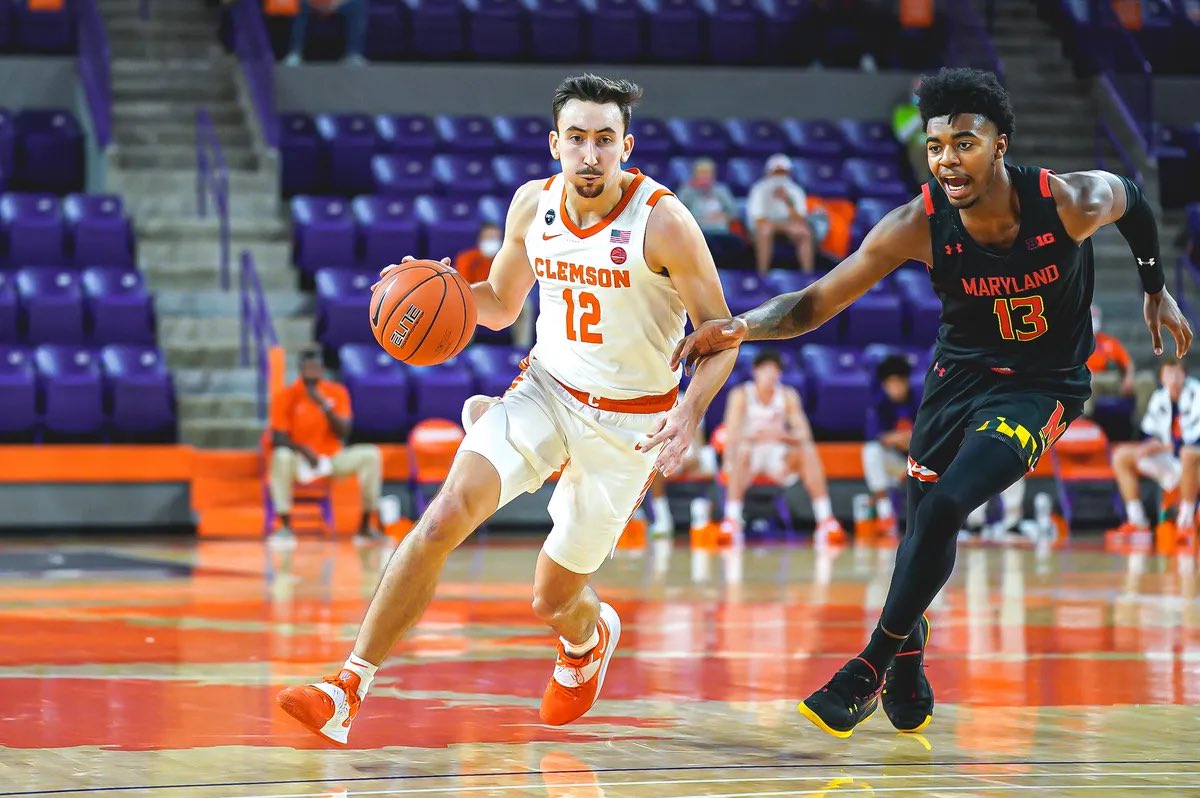 Clemson transfer Alex Hemenway will visit Vanderbilt this weekend and Maryland on May 9th. Hemenway is also in the process of setting a visit to Indiana for May 14th. Hemenway shot it at 47.1% from deep during the 2022-2023 season