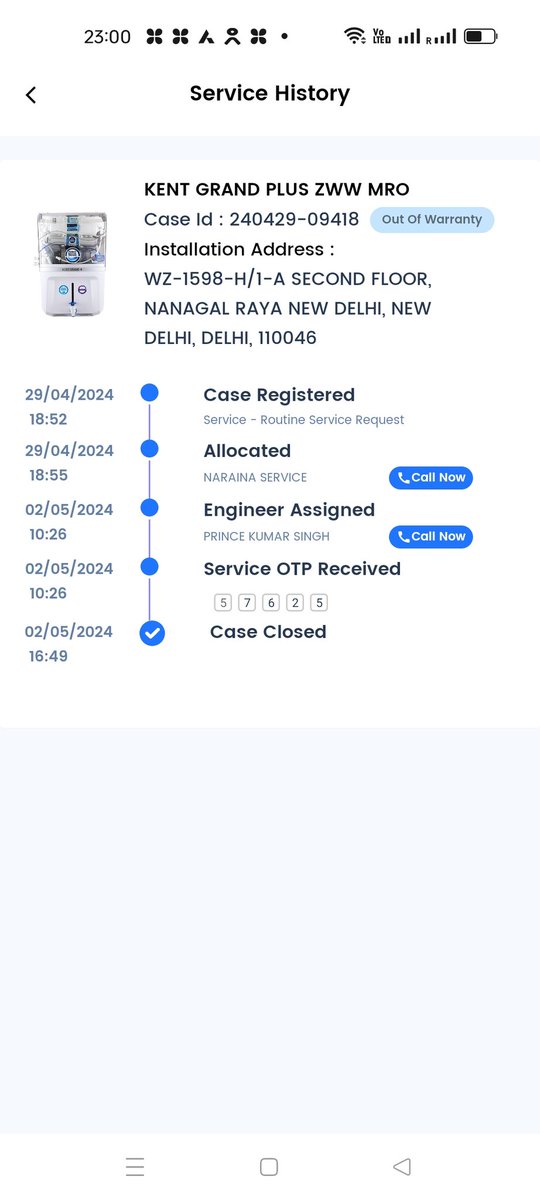 @KentROSystems nobody come for Routine Service according to time slot. What is the meaning of AMC renewal?? what is the meaning of time slot???? Kent RO Company cheat us. FIR must be logged against KENT RO Company.  @nch1915 @jagograhakjago @consaff @consumerforum_