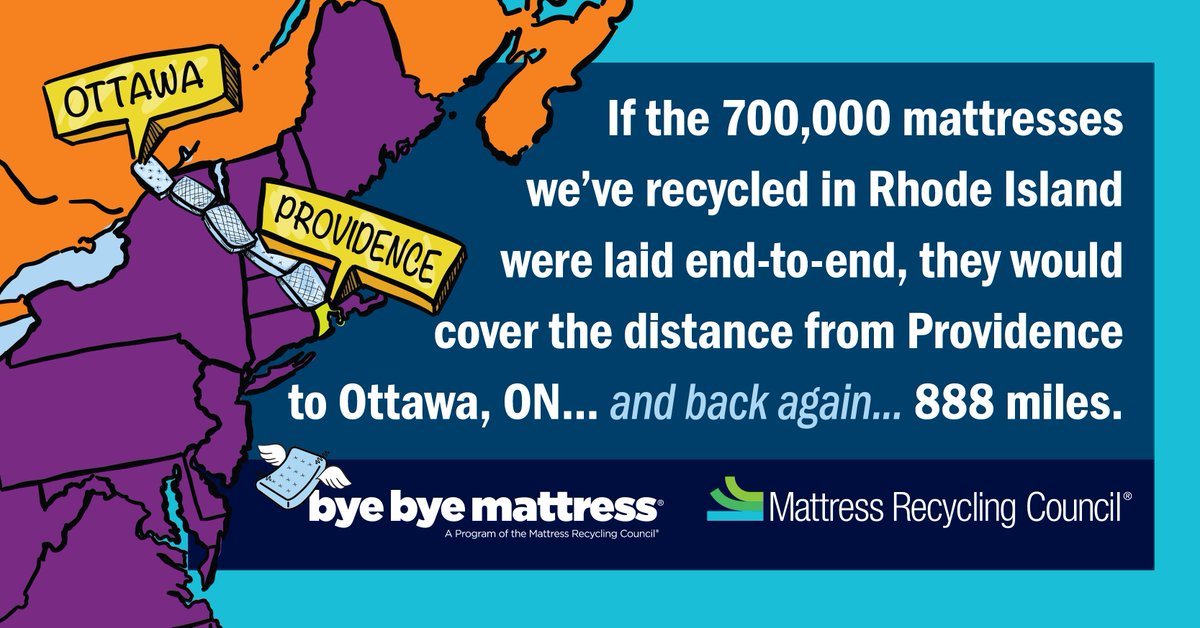 Wrap your mind around this...💡🤔

#MattressRecycling #RhodeIsland