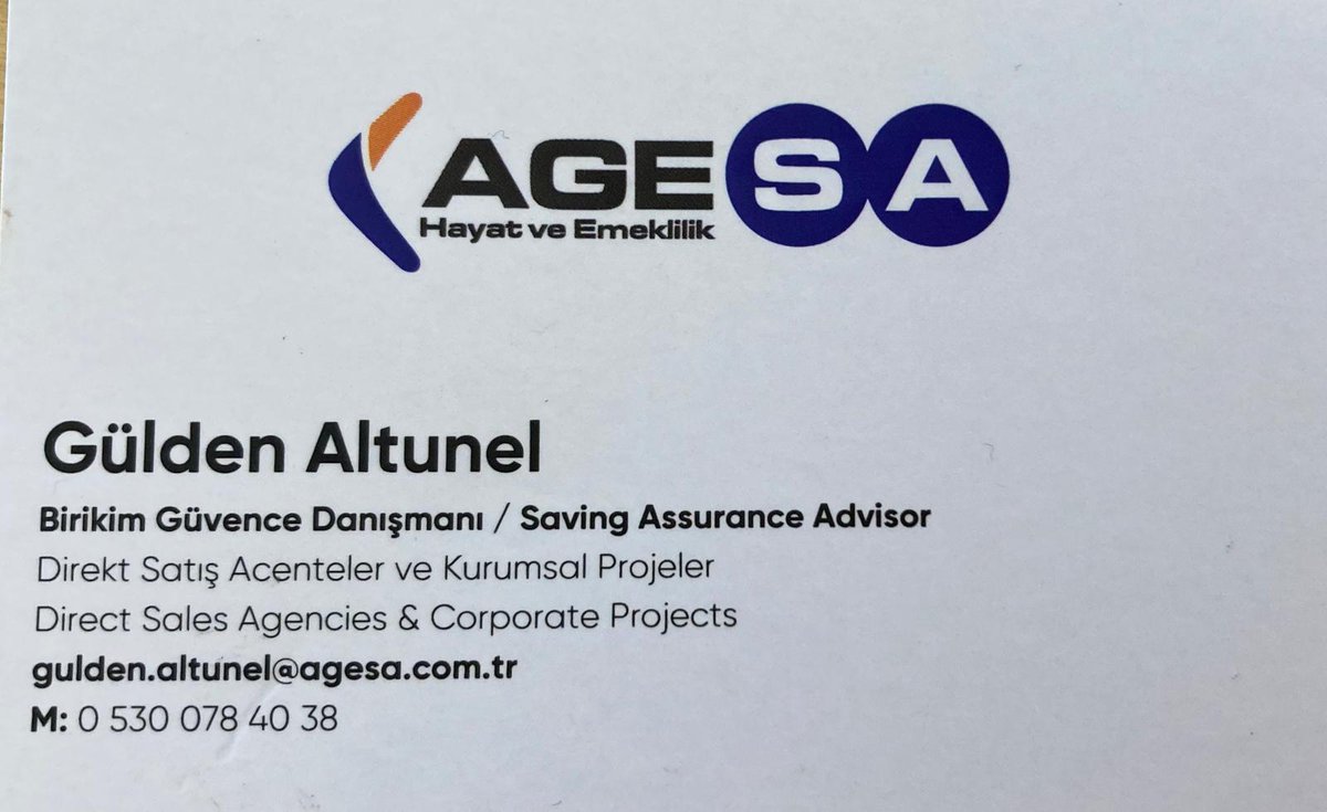 Agesa'da Finansal danışmanlık,Bes portföy yönetimiVe Bireysel emeklilik sistemi uzmanıyım.Tamamen ücretsiz hizmet vermekteyim.Bes açılış işlemleri  ve mevcut beslerinize memnuniyetle yardımcı olurum.Benimle çalışmak görüşmek isteyen bana ulaşabilir.
