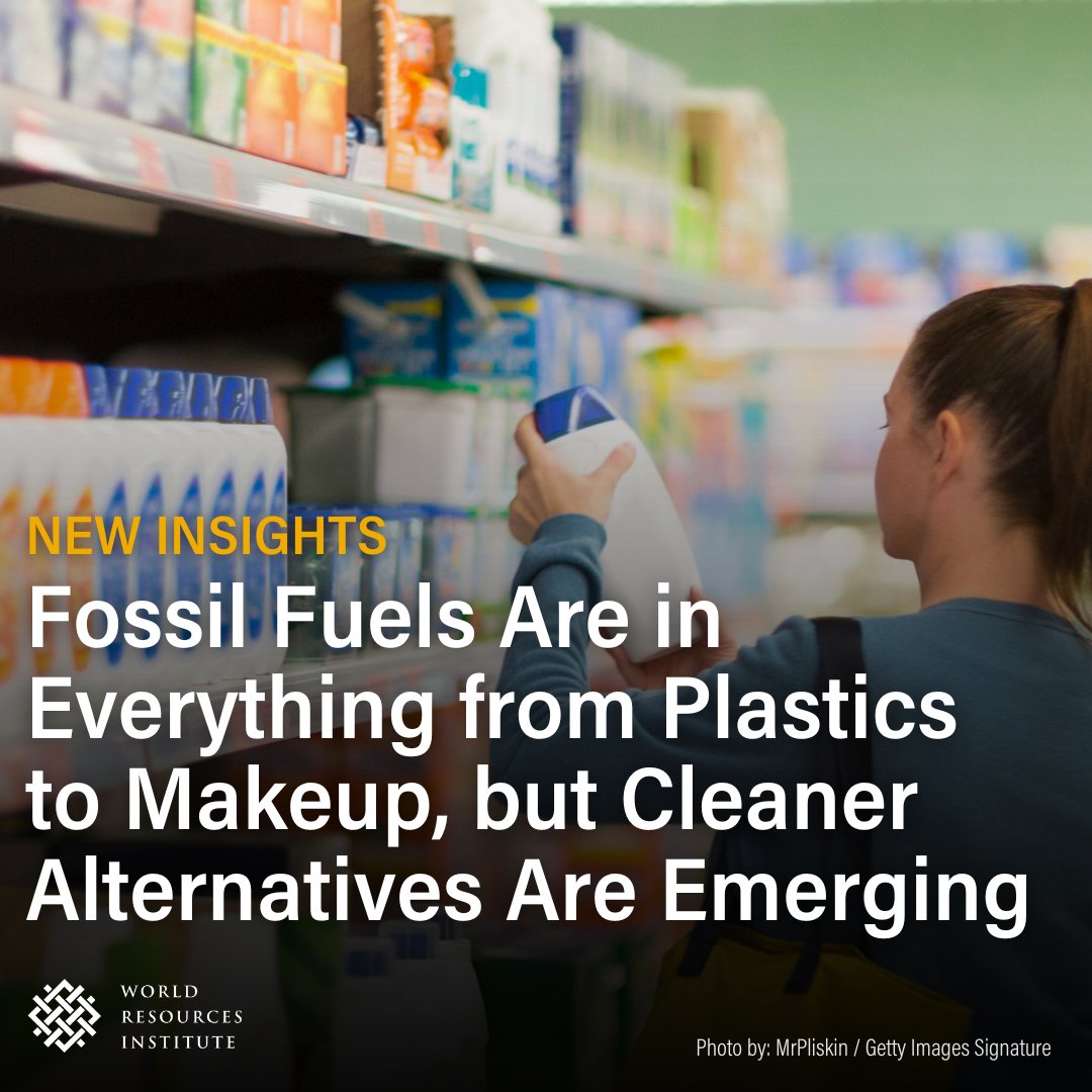 #DYK that #FossilFuels are woven into about 70,000 everyday products? The #chemical sector has received little attention in climate discussions, but removing #FossilFuels is pivotal for meeting climate goals and improving the well-being of communities. bit.ly/3JJvSoX