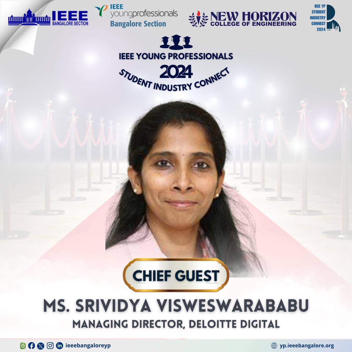 We are honored to have Ms. Srividya Visweswarababu, Managing Director, Deloitte Digital as our Chief Guest.