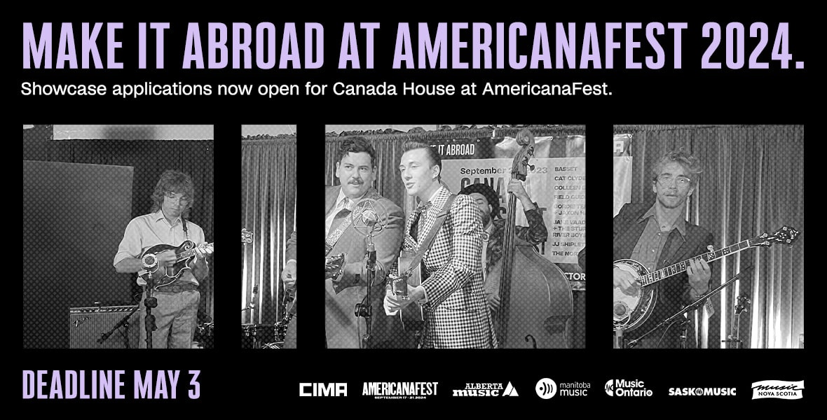 Submissions close TOMORROW for Canada House at AMERICANAFEST 2024! 🤠Don't miss out on the chance to showcase in front of key US & international delegates in Nashville this September. Details below: cimamusic.ca/news/recent-ne…