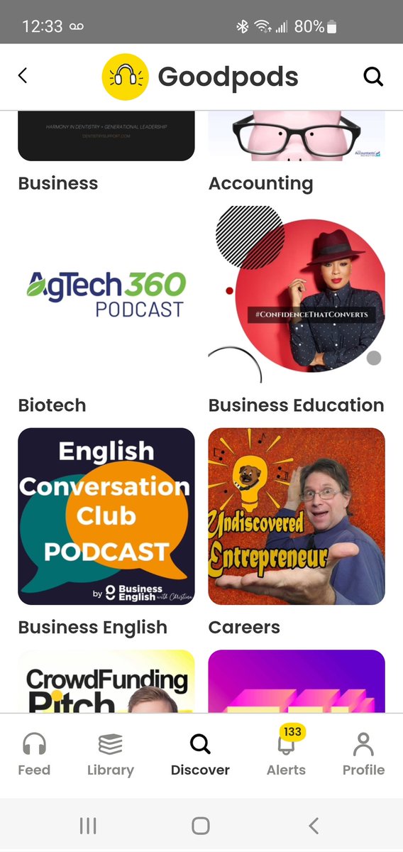 My podcast Undiscovered Entrepreneur is now being featured in 2 sections on good Goodpods 🤯🤯🤯