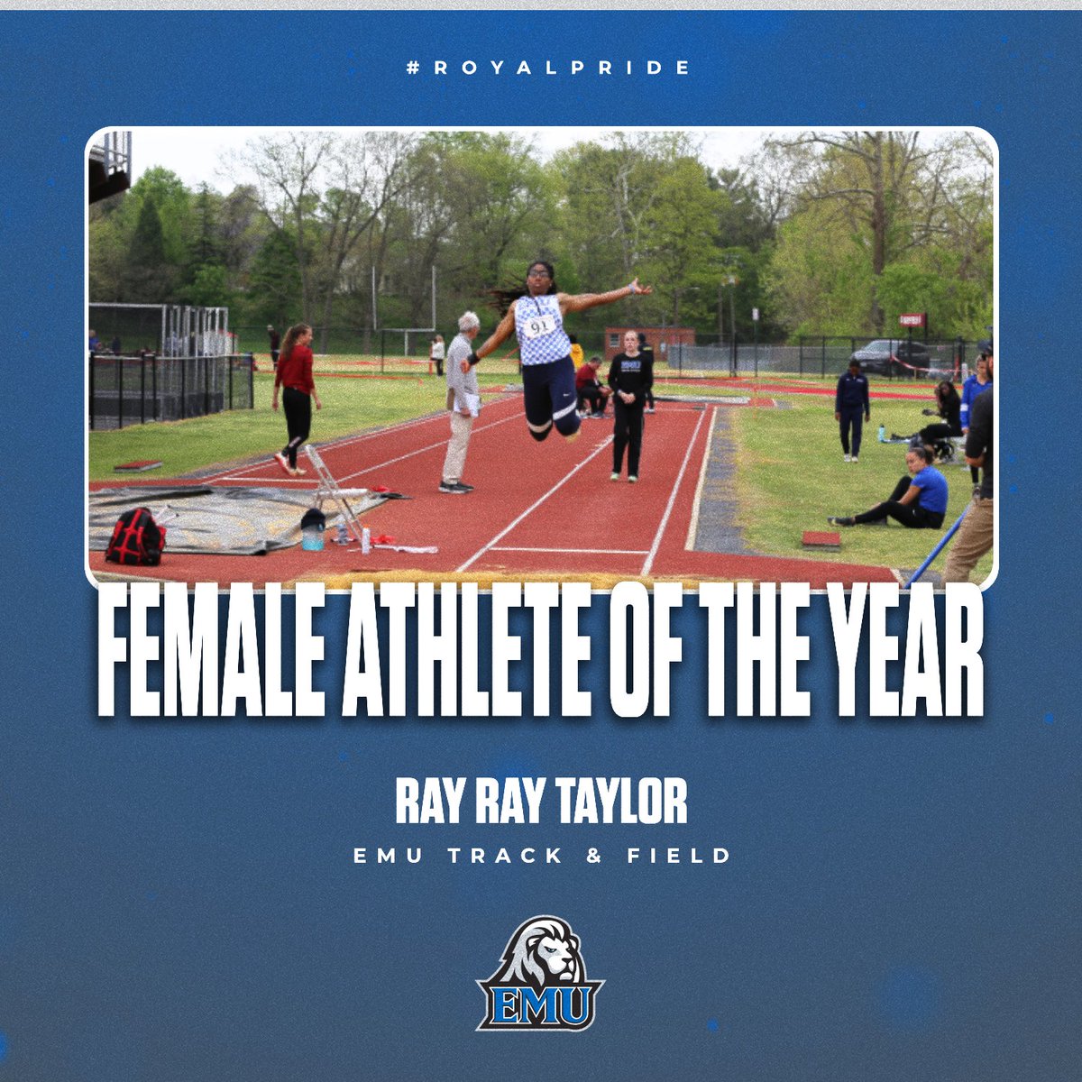 One more big 𝐂𝐎𝐍𝐆𝐑𝐀𝐓𝐔𝐋𝐀𝐓𝐈𝐎𝐍𝐒 to our two Royals Athletes of the Year: Ray Ray Taylor and Bellamy Immanuel! 🏆🏆 📰: tinyurl.com/yckxz425 #RoyalPride | #CompeteTogether