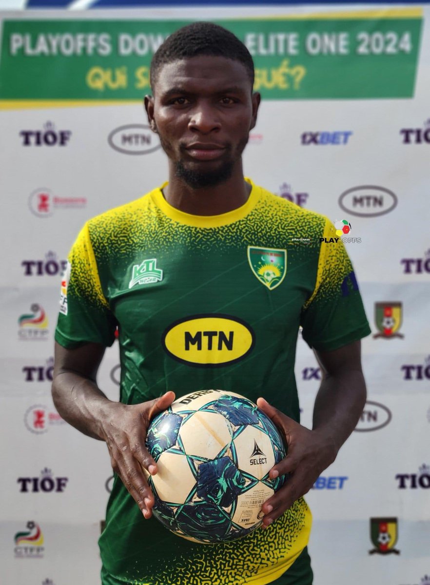 Ladies and gentlemen, Jules Armand Kooh is the 2023/2024 golden boot winner in the MYN ELITE ONE.

His brace today raised his tally to 22goals and also ensured Astres stays in elite one.

📸 @evrageraud 

#Playoffs2024 #topscorer #eliteone #mtncameroon