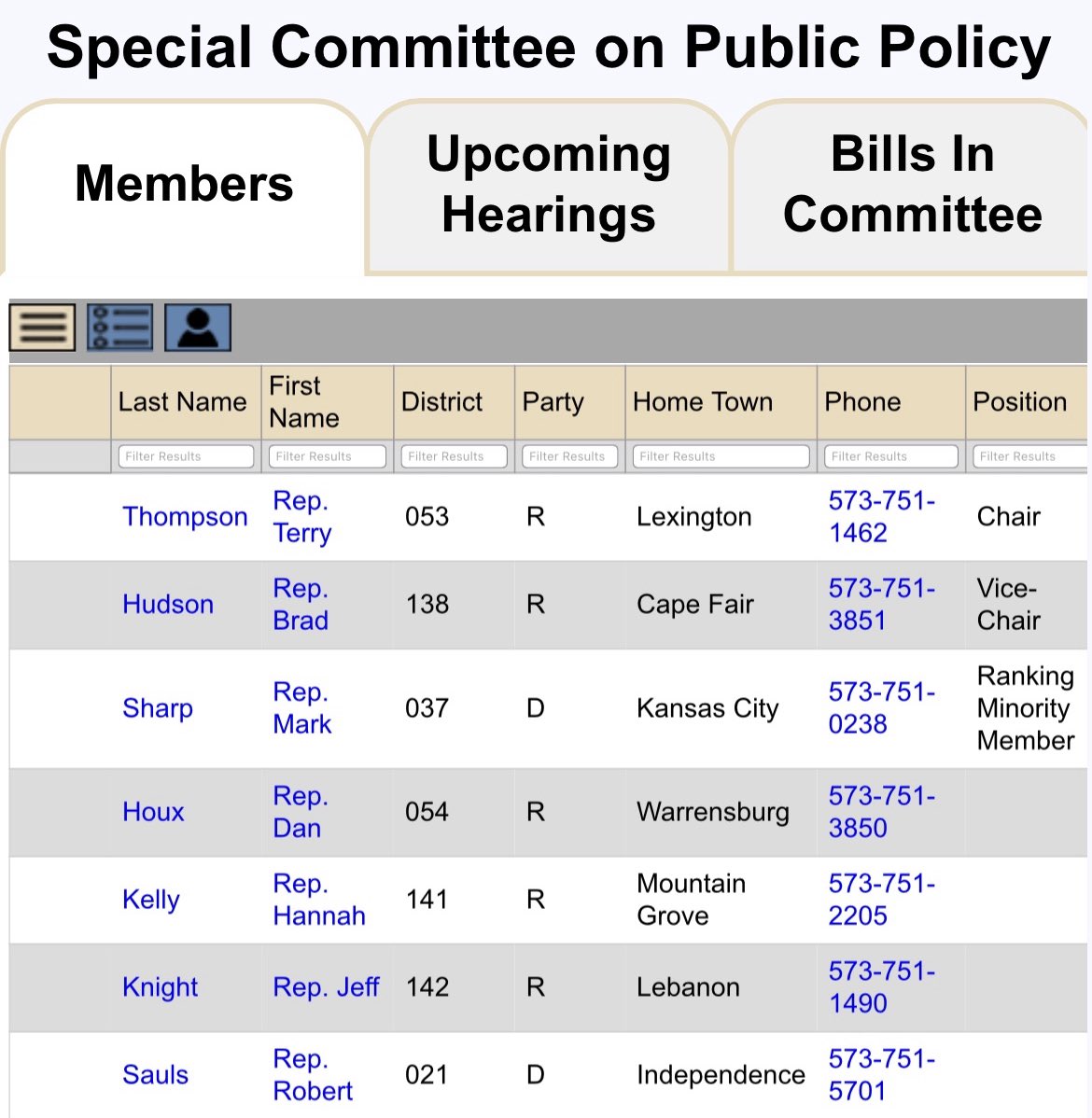 These #moleg members of the House Special Committee on Public Policy will vote *Monday* on whether or not to fund health care for Joe Biden’s illegal aliens and Planned Parenthood, via the 340b program. They include @brad_hudson_ @DanHoux and @HannahKellyMO. #mogov