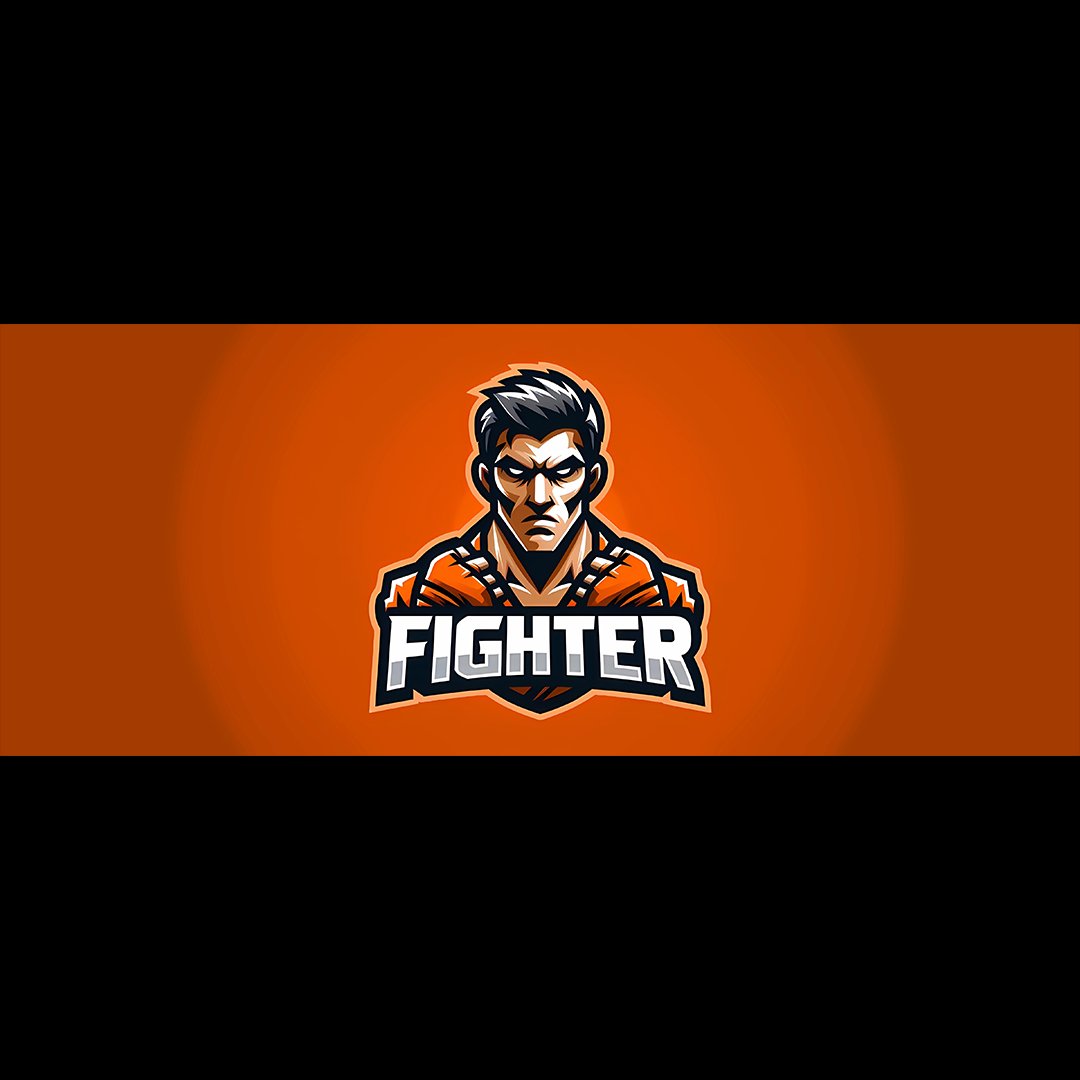This is a logo and banner featuring a gaming mascot in the form of a fighter character, accompanied by the text 'Fighter'.

If you wish to have a logo or banner like this created, please send me a message!

#GraphicDesign #logo #LogoDesign #banner #BannerDesign #CreativeDesign
