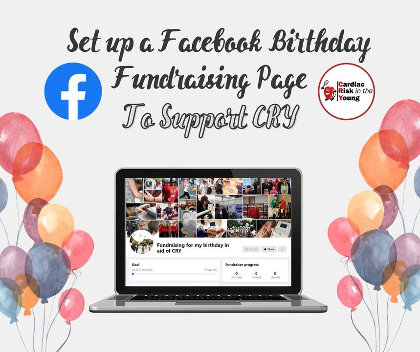 Facebook Birthday Fundraisers are a great way to make your special day extra memorable by raising funds to help CRY continue to to save young lives. For more information on how to set this up, head to our website at c-r-y.org.uk/birthday-faceb…