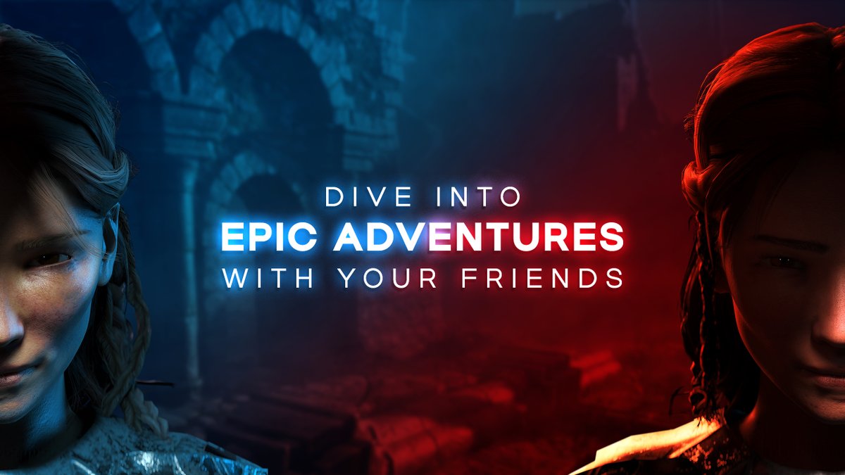 Did you know? 🤔 You will be able to experience the epic atmosphere of The Unfettered with your friends and dive into epic adventures together? 🤩