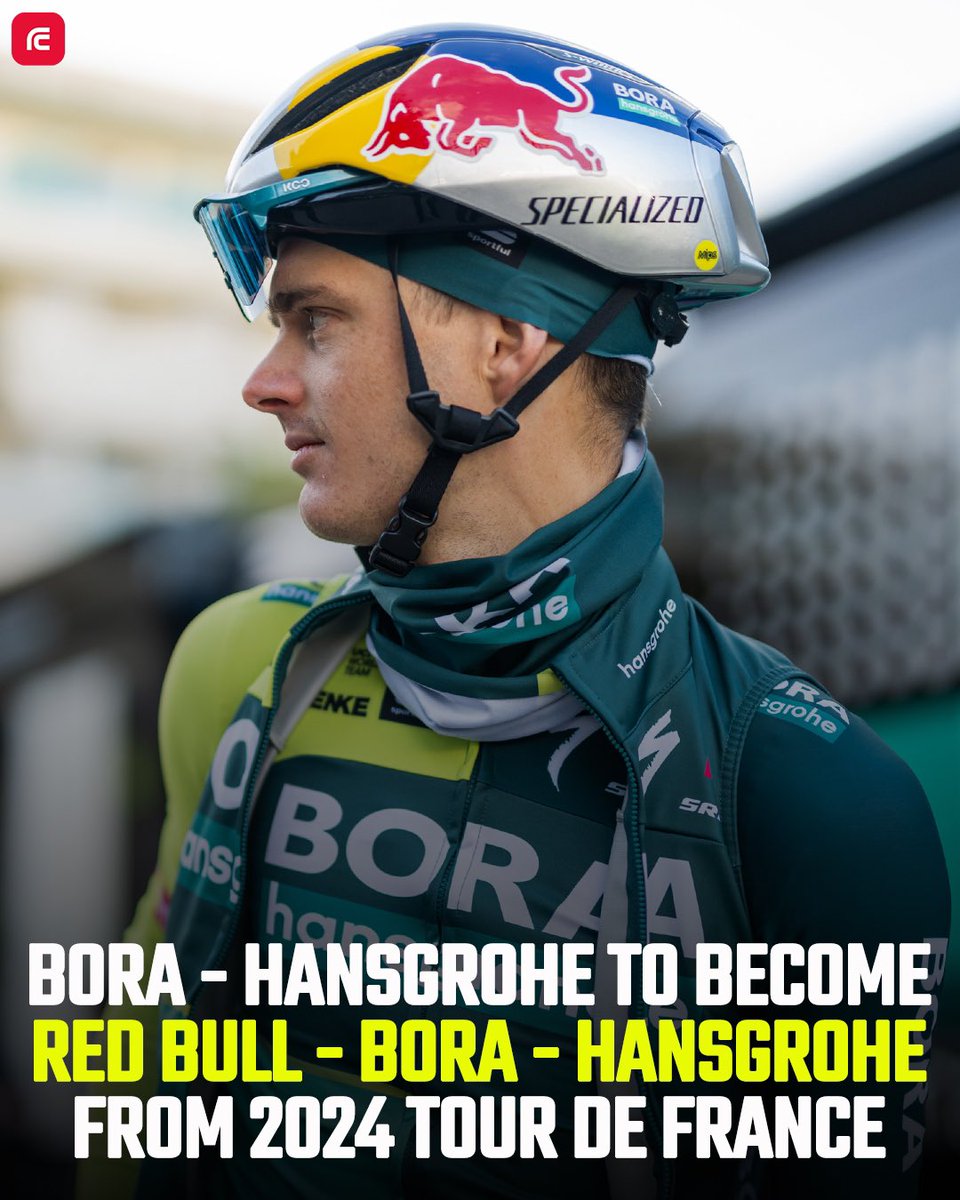 Red Bull to become BORA - hansgrohe title sponsor this summer 🚴 A team statement said: “From the Tour de France onwards, the German team will ride in the peloton with a new look and under the name ‘Red Bull - BORA - hansgrohe’. The declared goal is to become the top address in…