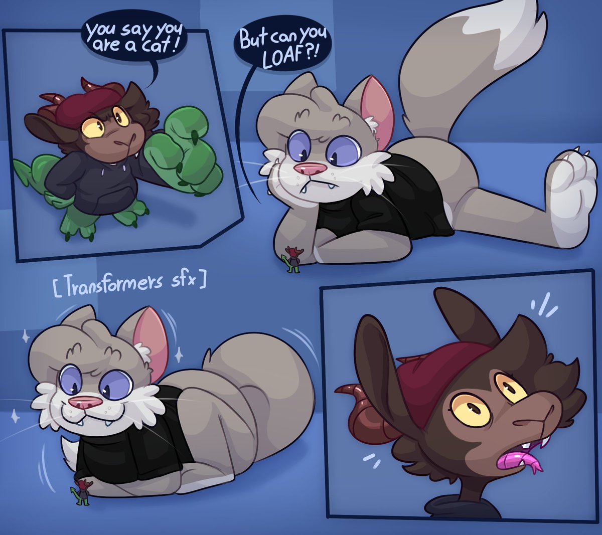 No Loafing Matter. 🍞