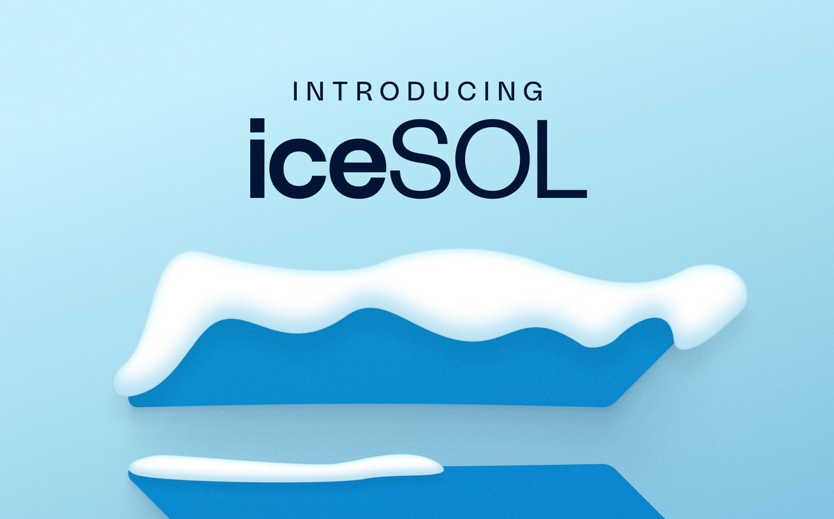 🚨 Time to fund moar public goods Introducing @iceSOL_ , a liquid staking token that funds public goods on Solana 🧵↓