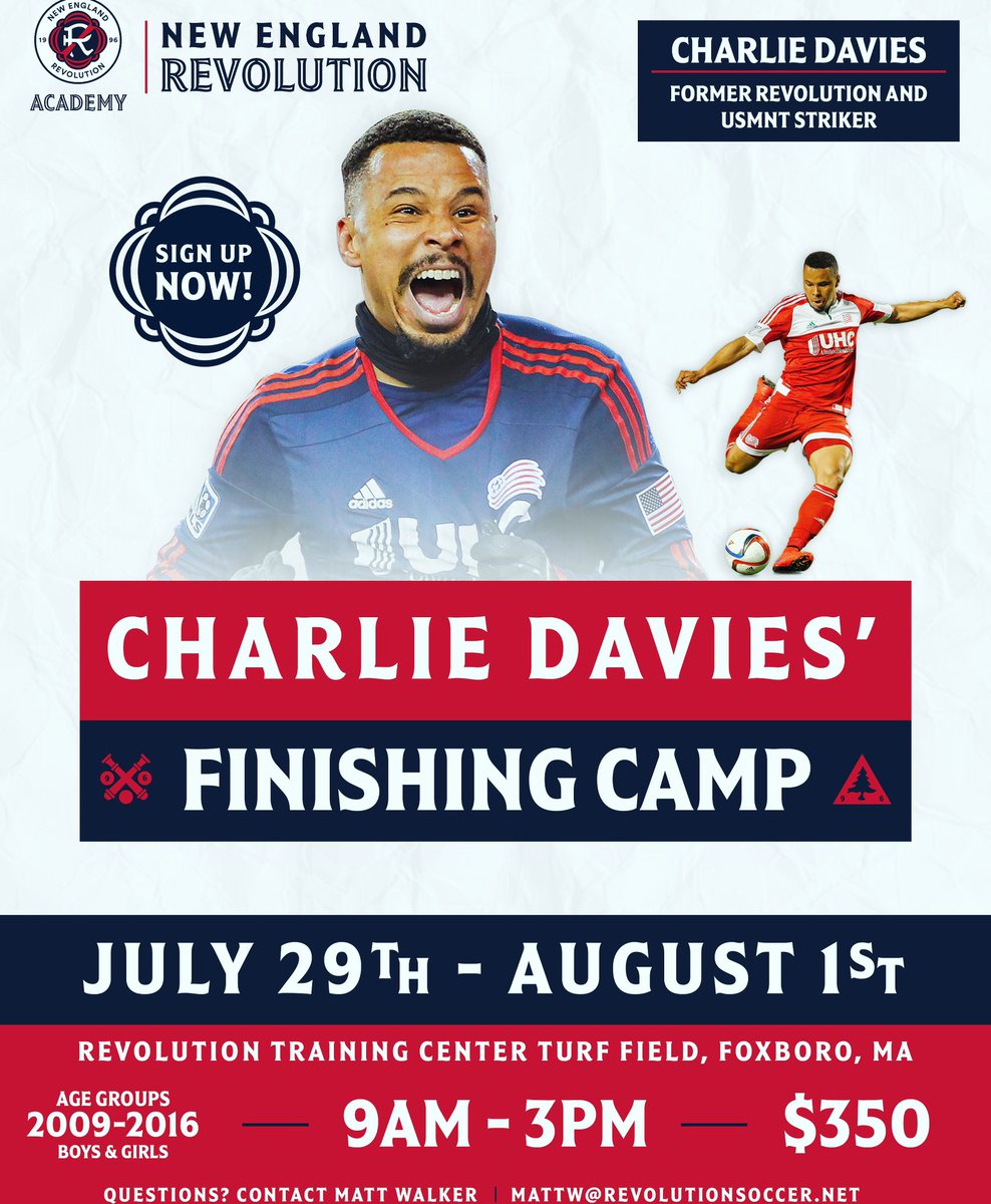 🔥 Big news! Hosting my inaugural soccer camp with the New England Revolution Academy this summer! ⚽ Reflecting on my camp experiences as a kid, it was such a special time for me🙏🏾. Join me for an unforgettable experience! Registration link: tinyurl.com/yjm2b8vy