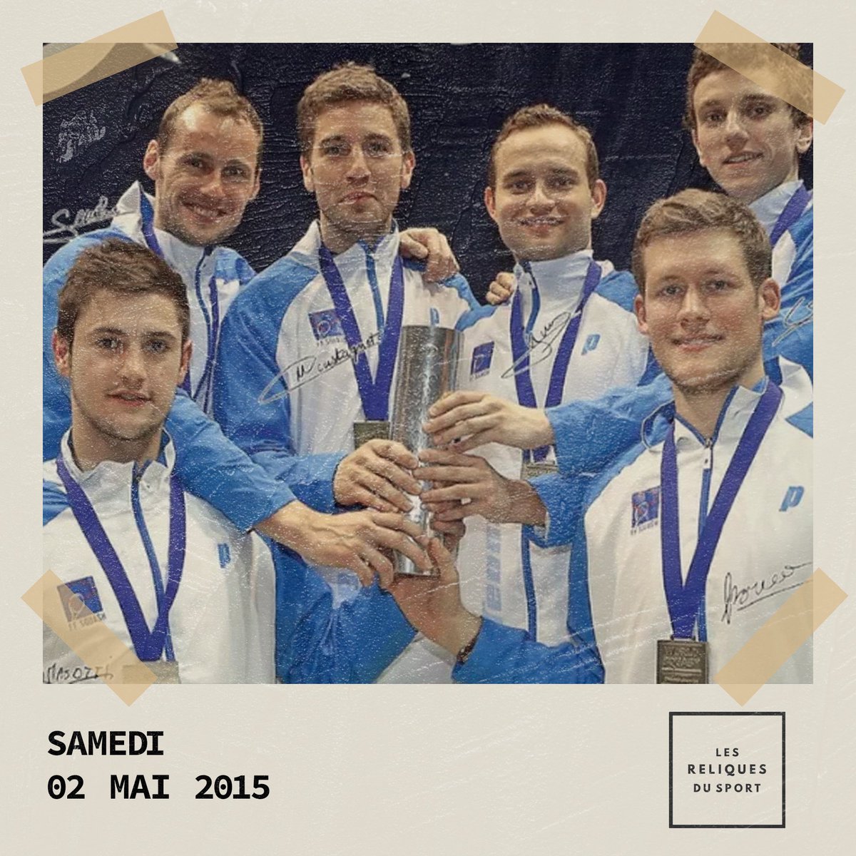 🗓️ Il y a 9 ans jour pour jour.

🏆 Le 02 mai 2015, pour la première fois de son histoire, l'équipe de France masculine de Squash devenait championne d'Europe !