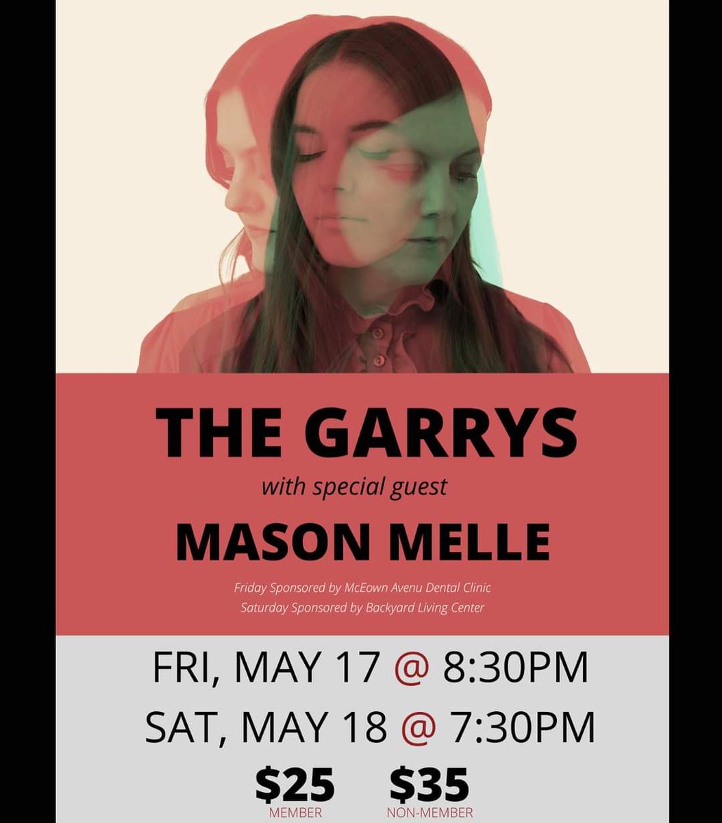 Hey Saskatoon! Another show announcement - we’re playing at @TheBassmentClub later this month with our Winnipeg pals Mason Melle! ✨ Friday, May 17 and Saturday, May 18 ✨ we’ll have some new tunes coming your way! Get your tickets at thebassment.ca 🙌 🙌