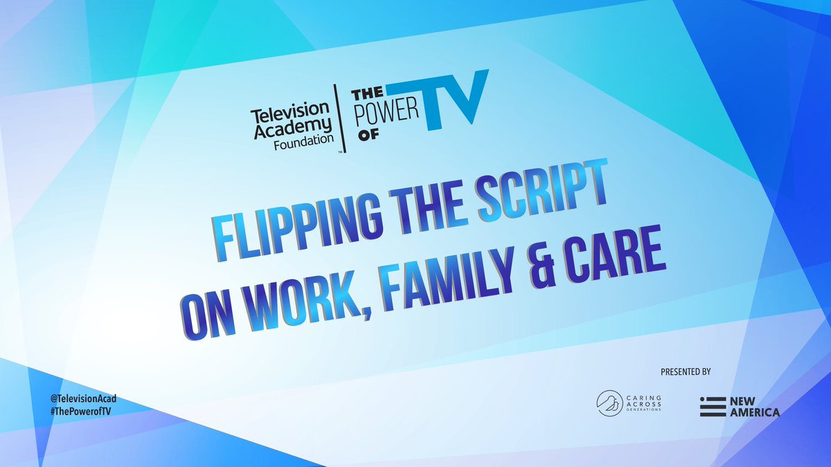 Don't miss 'The #PowerofTV: Flipping the Script on Family, Work & Care' panel on May 8th! Join @NewAmerica’s @betterlifelab and more as we address how storytellers can flip the script on portraying care. bit.ly/4a55EYJ. Speaker handles: @lydiastorie @vshabo @TonyTPhelan