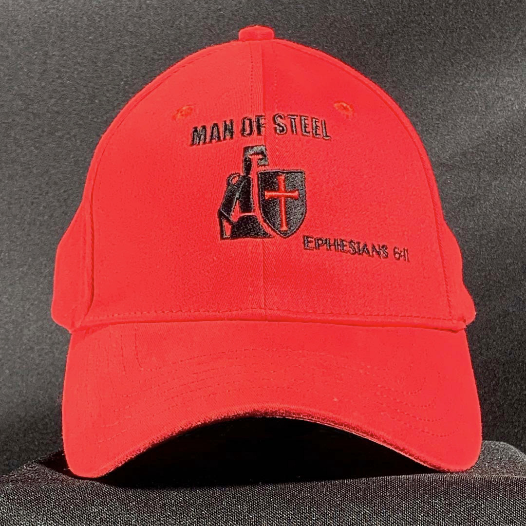 Literally put on your helmet of salvation as commanded in Ephesians 6 with this sporty baseball cap that declares the wearer to be a “man of steel” dressed in the armor of God.

#Scripture #GiftIdeas #Strong #Hope
#BibleVerse #ArmorOfGod #ManOfSteel

shinealightpress.com/product/man-of…