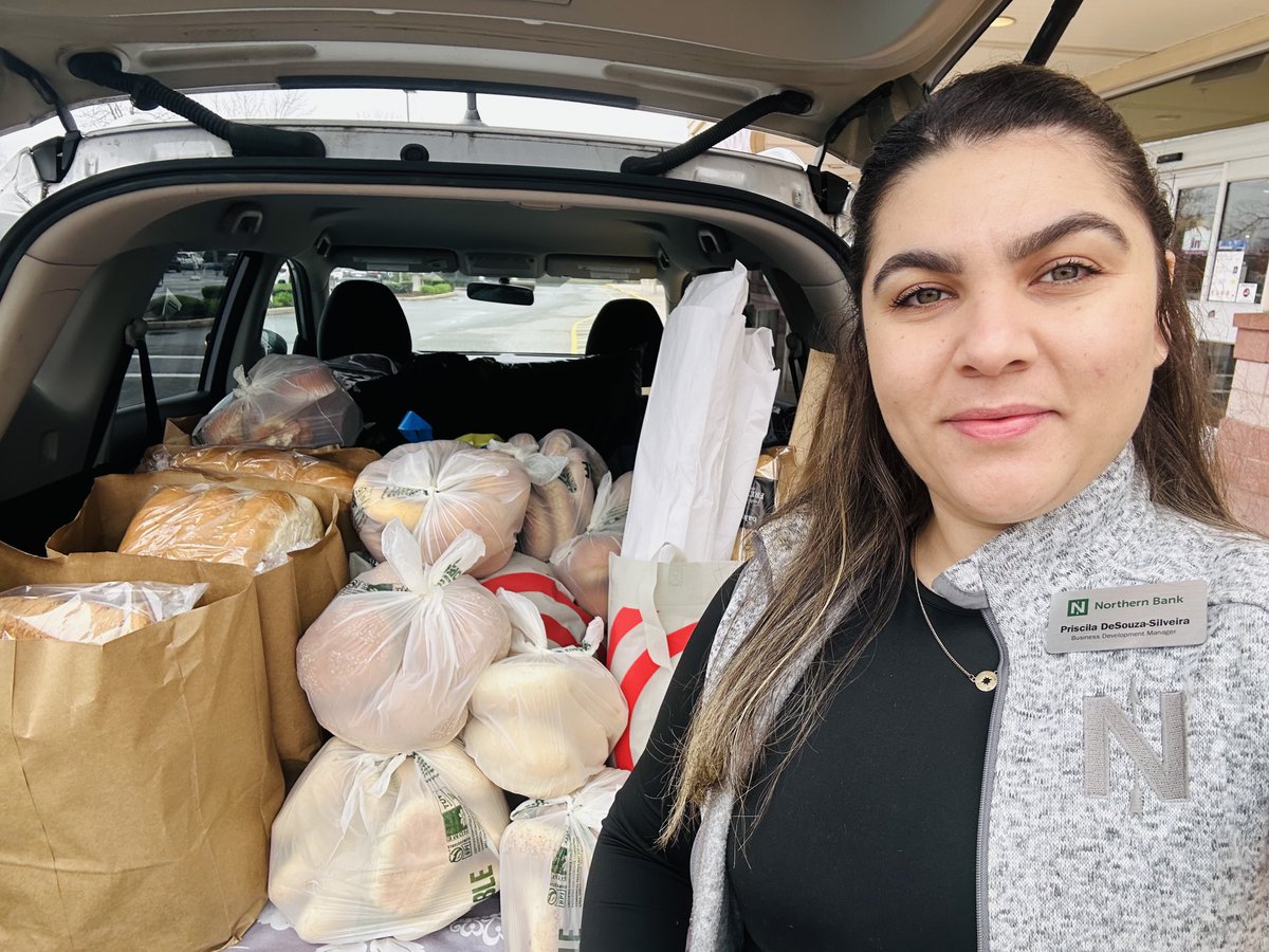 Beautiful bread for @breadmalden! Yesterday volunteer Priscilla DeSouza-Silveira from @northernbankma rescued a full carload from Colarusso's Bakery & @StopandShop Reading and delivered to Bread of Life. Filling plates in our community instead of landfills! #foodrescue #melrosema