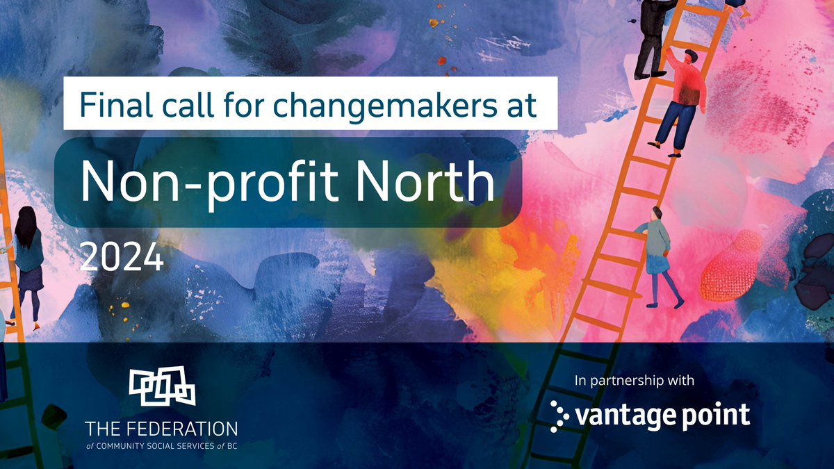 🎉 Last chance to register! 🎉 Non-Profit North is happening soon, and you don't want to miss out on this opportunity to connect, learn, and grow with fellow organization leaders. Reserve your spot today! fcssbc.ca/conferences/no… #NonProfitNorth #NorthernBC #Leadership