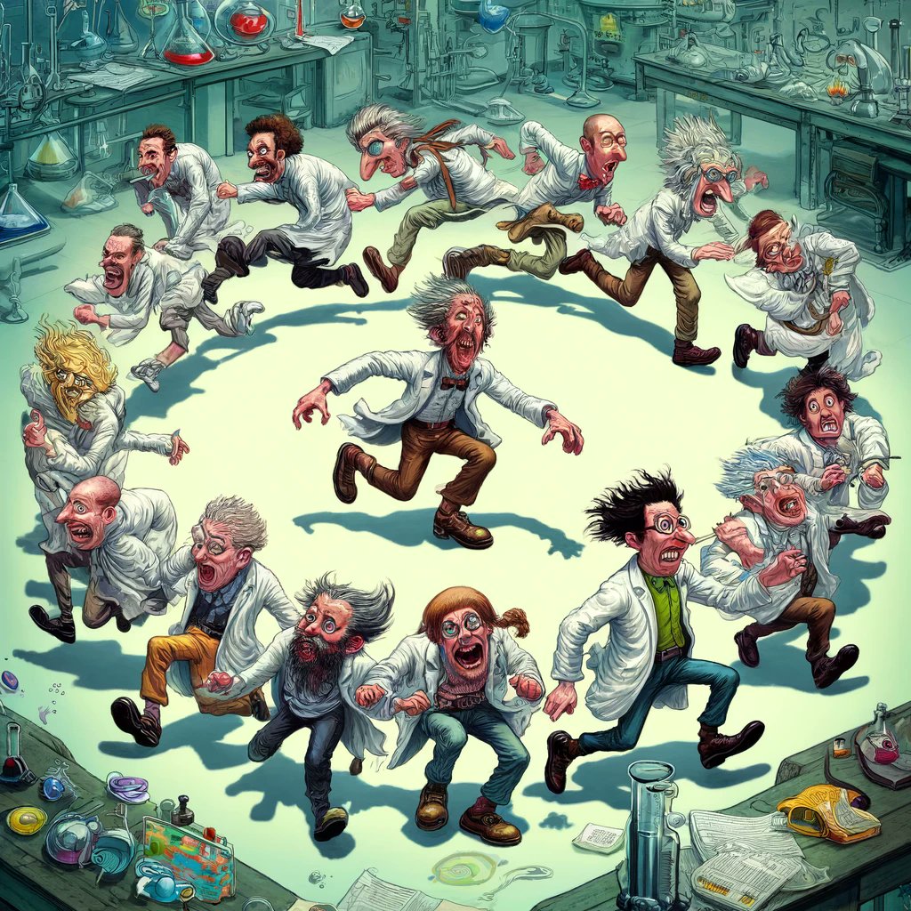 #Update on <a href="/madscientists_x/">Mad Scientists 🧪</a> : #NFA

The holding pattern continues for #MadScientists. The team maintains the shroud of mystery and the floor price hovers around 20k $STARS on <a href="/StargazeZone/">Stargaze ✨🔭</a> and 435 $bOSMO on <a href="/BackBone_Labs/">BackBone Labs 🏴‍☠️</a>.

- Lots of scientists are leaving <a href="/StargazeZone/">Stargaze ✨🔭</a> following