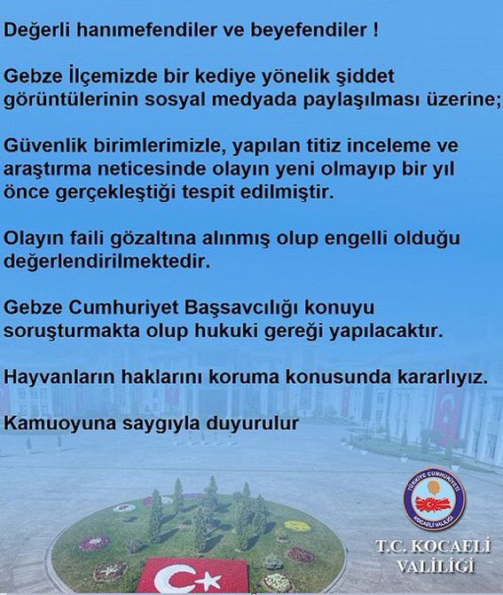 Sn Vali @SeddarYavuz inanamıyorum bunu siz mi dediniz ! Hani noldu hayvan haklarını koruma konusunda Kararlılığiniz. Sizden beklemezdim bu yönetmelik bunu anlatmıyor ve kanunla çelişiyor . Normlar hiyerarşisini siz benden iyi biliyorsunuz Hesabımı çalındı @kocaelivaliligi…