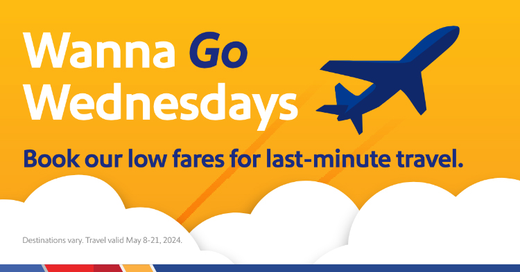 Southwest Airlines Launches Wanna Go Wednesdays swamedia.com/releases/relea… #SouthwestAirlines #WannaGoWednesdays #Breitflyte #avgeek #avgeeks #aviation #airlines