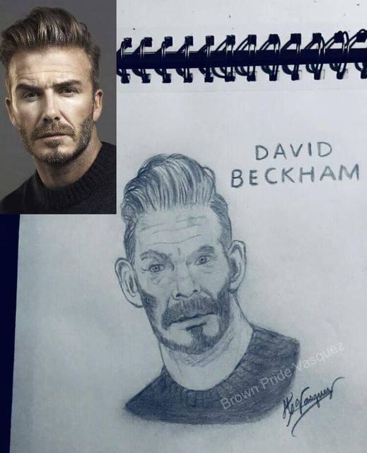 'David Beckham': 

Por este dibujo del ex futbolista inglés, que en realidad se parece a Don Ramón.