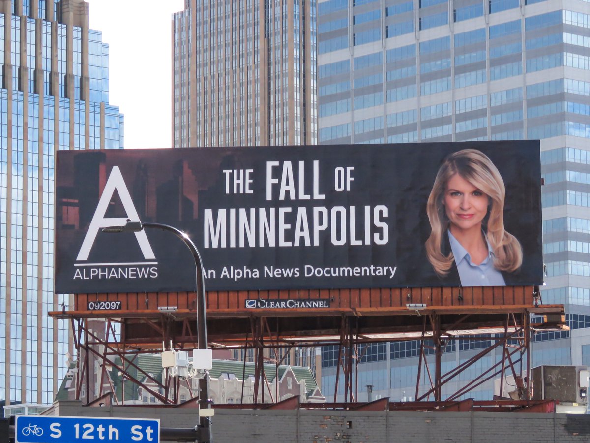 The Fall of Minneapolis now has over 8 million views. We launched a large billboard campaign to bring this documentary, along with our uncensored and unafraid news, to more people. Help us by making a 100% tax-deductible donation: alphanews.revv.co/2024marketingf…