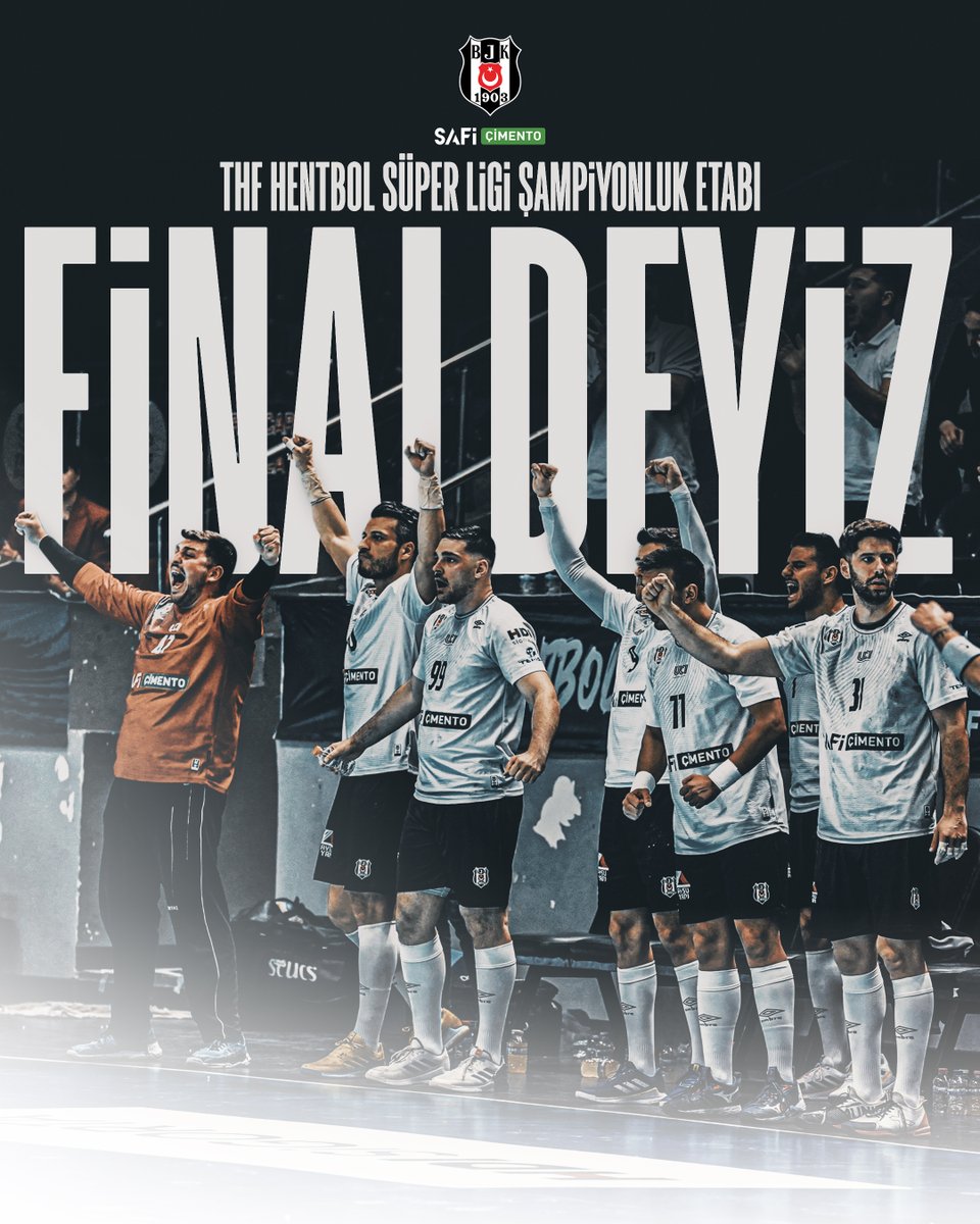 𝗙𝗶𝗡𝗔𝗟𝗗𝗘𝗬𝗶𝗭 🖤🤍 THF Süper Lig Şampiyonluk Etabı Yarı Final karşılaşmalarında Spor Toto'yu iki maçta da mağlup ederek finale yükseliyoruz! 💪 Beşiktaş Safi Çimento 🆚 Spor Toto SK: 30-28 #ParkedeEkol 🦅