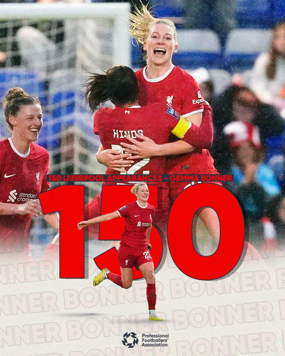 1️⃣🟨 2️⃣⚽️⚽️ 3️⃣ points A night to remember for sure on my 150th appearance for this special club @LiverpoolFCW ❤️ Fans were unreal 🫶 … We keep on building 📈