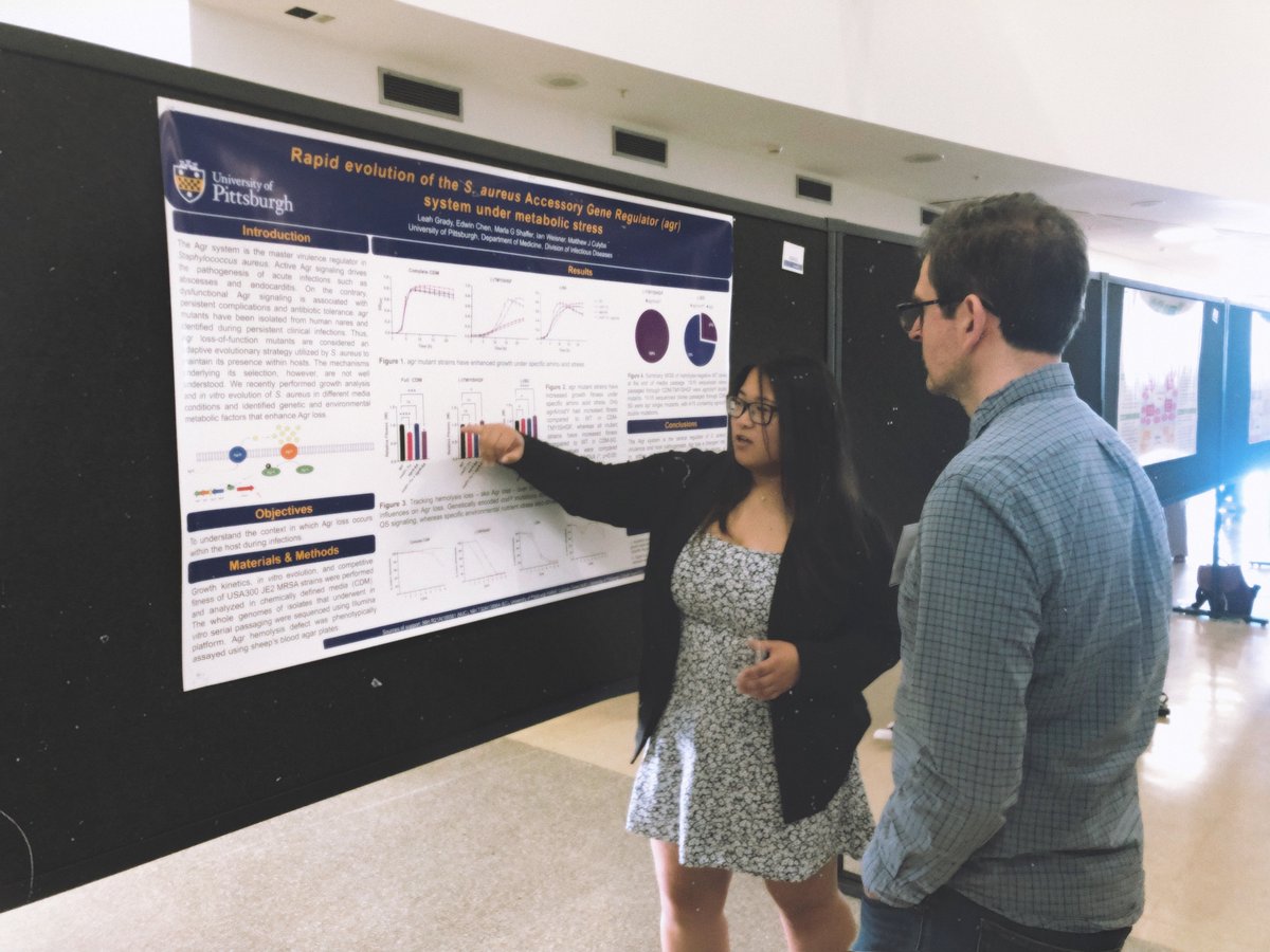 A big congrats to the #infectiousdiseases team at #DOMResearchDay2024 🎉 
Cheers to Abigail Gerberick for her best poster award and  2nd-year fellow, Mina Said, for his plenary presentation! Shoutout to all the ID division researchers as well for their efforts! #idpittstop